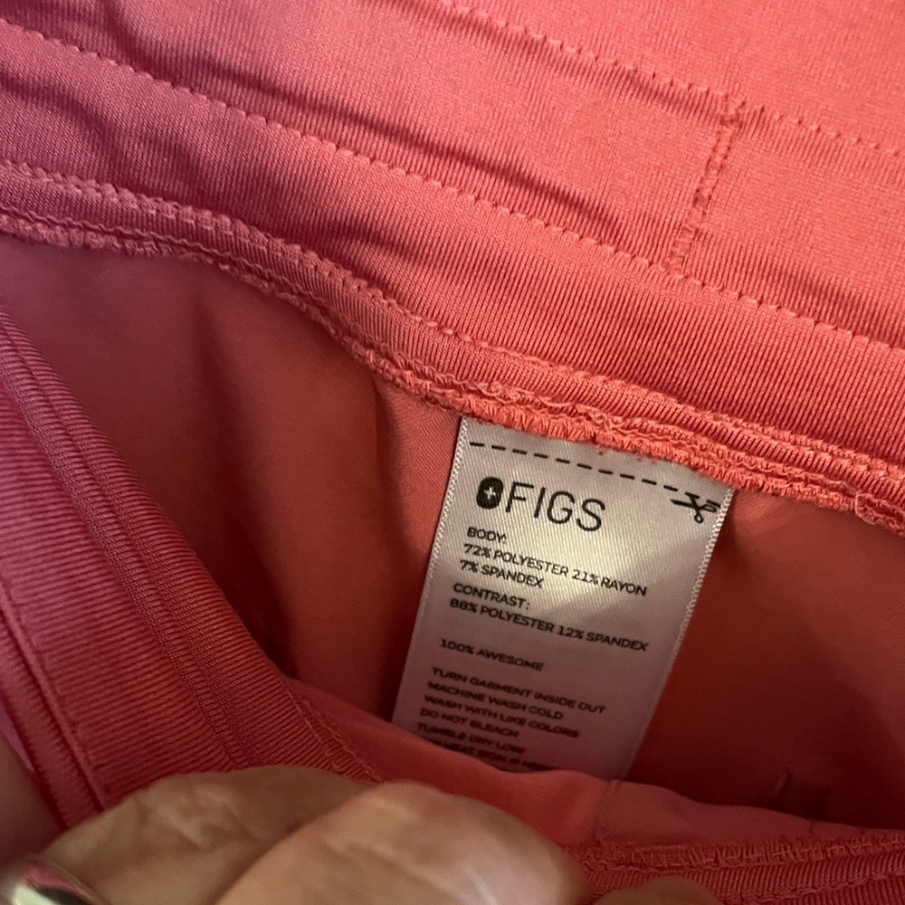 Figs Women's Pulmonary Pink Cargo Scrub Pants - Picture 2 of 9